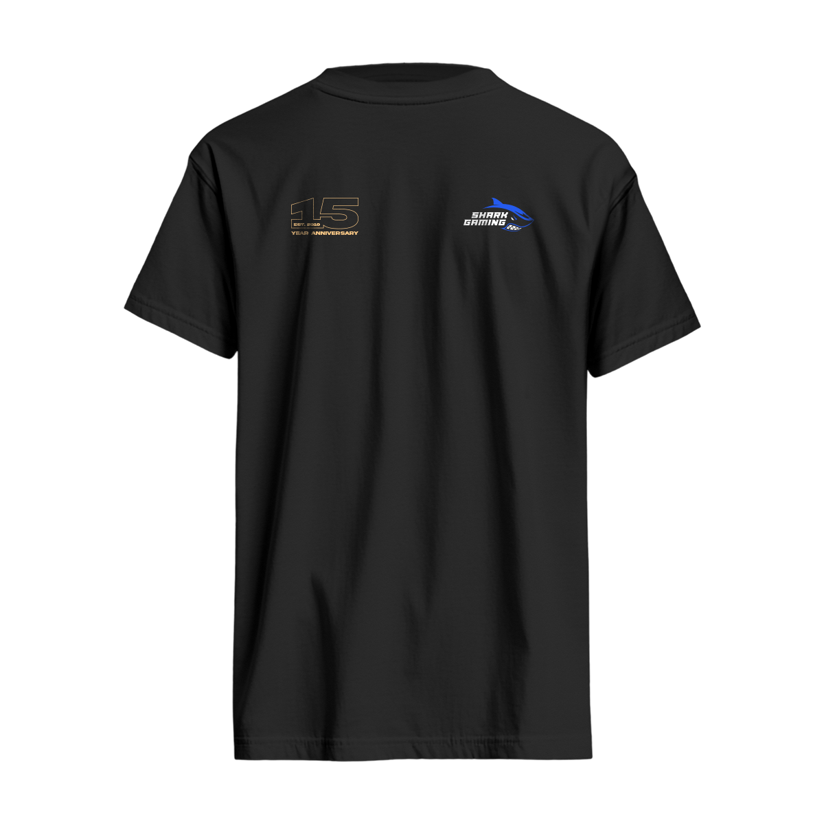 Shark Gaming T-Shirt Large 15 år Jubilæum