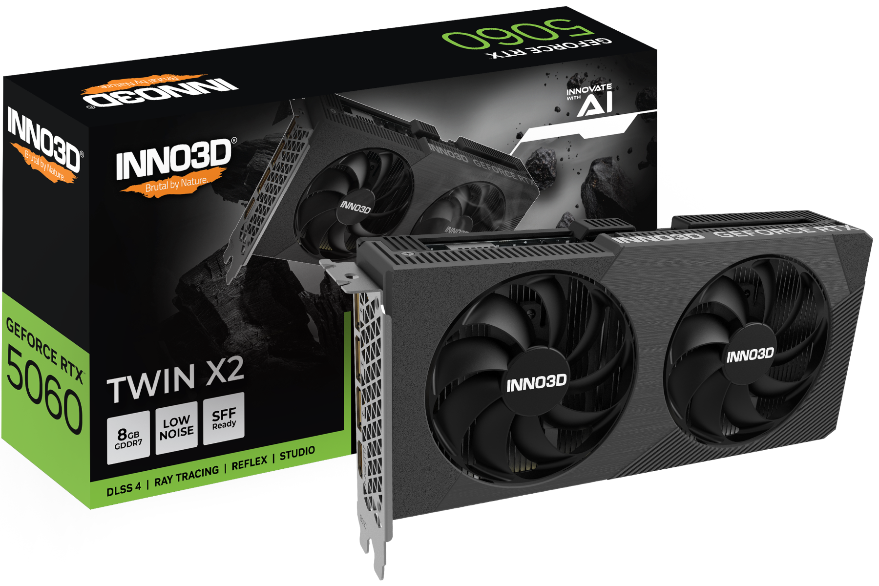 Inno3D GeForce RTX 5060 Twin X2 8G Grafikkort