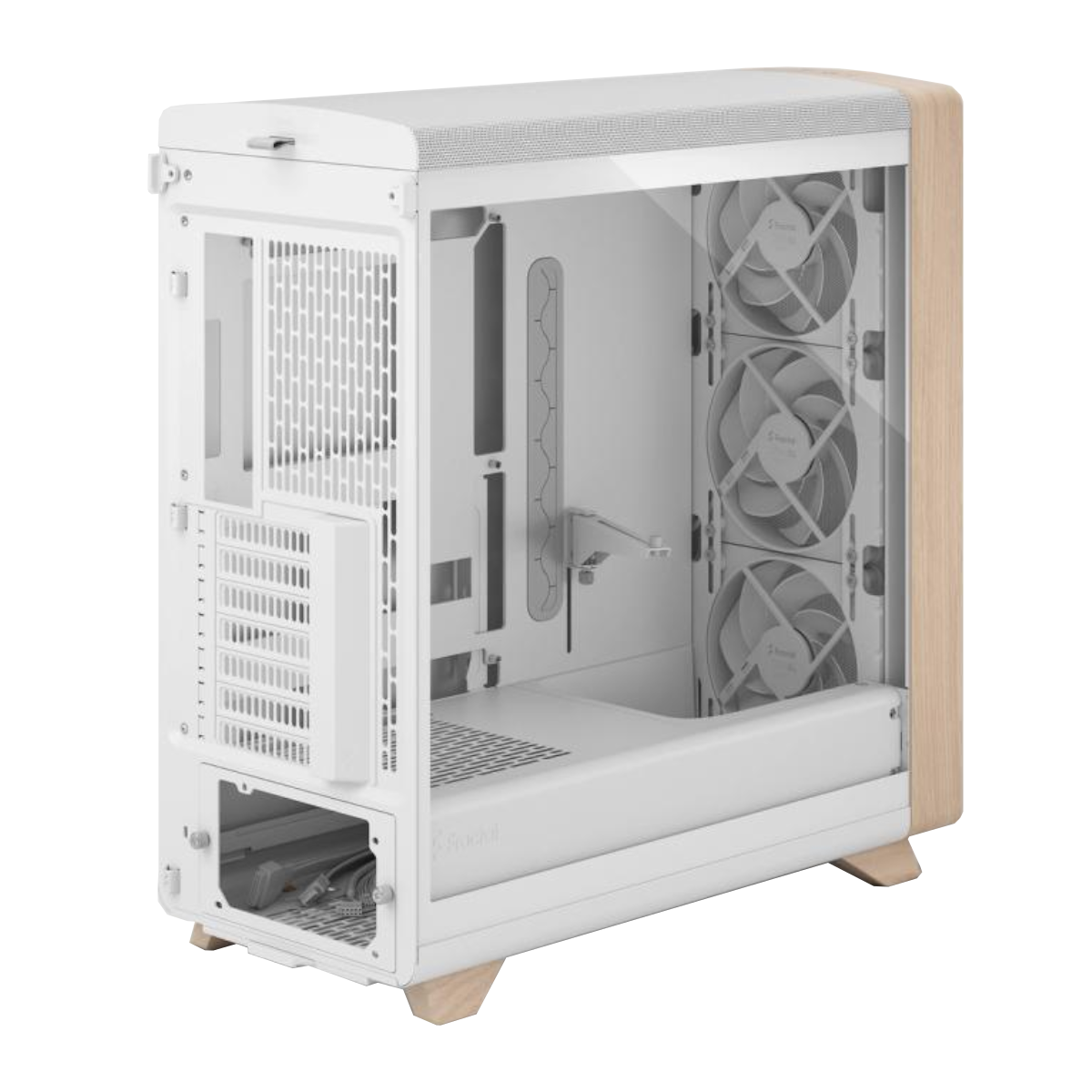 Fractal Design Summit Chalk White TG Clear Tint