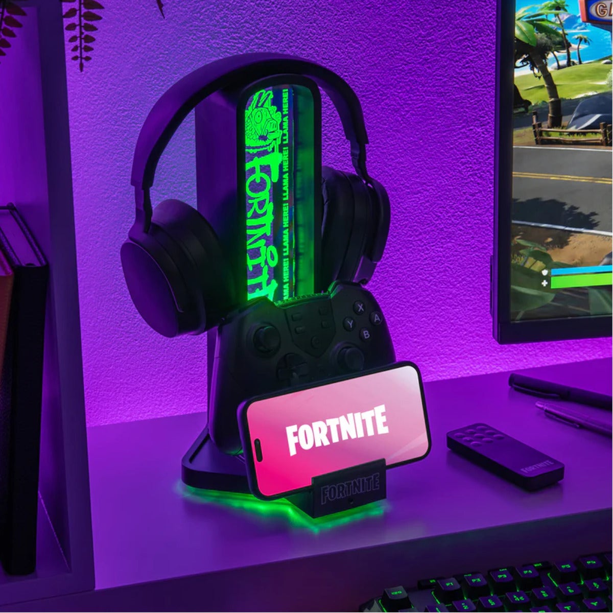 Fortnite hodetelefonstativ med lys