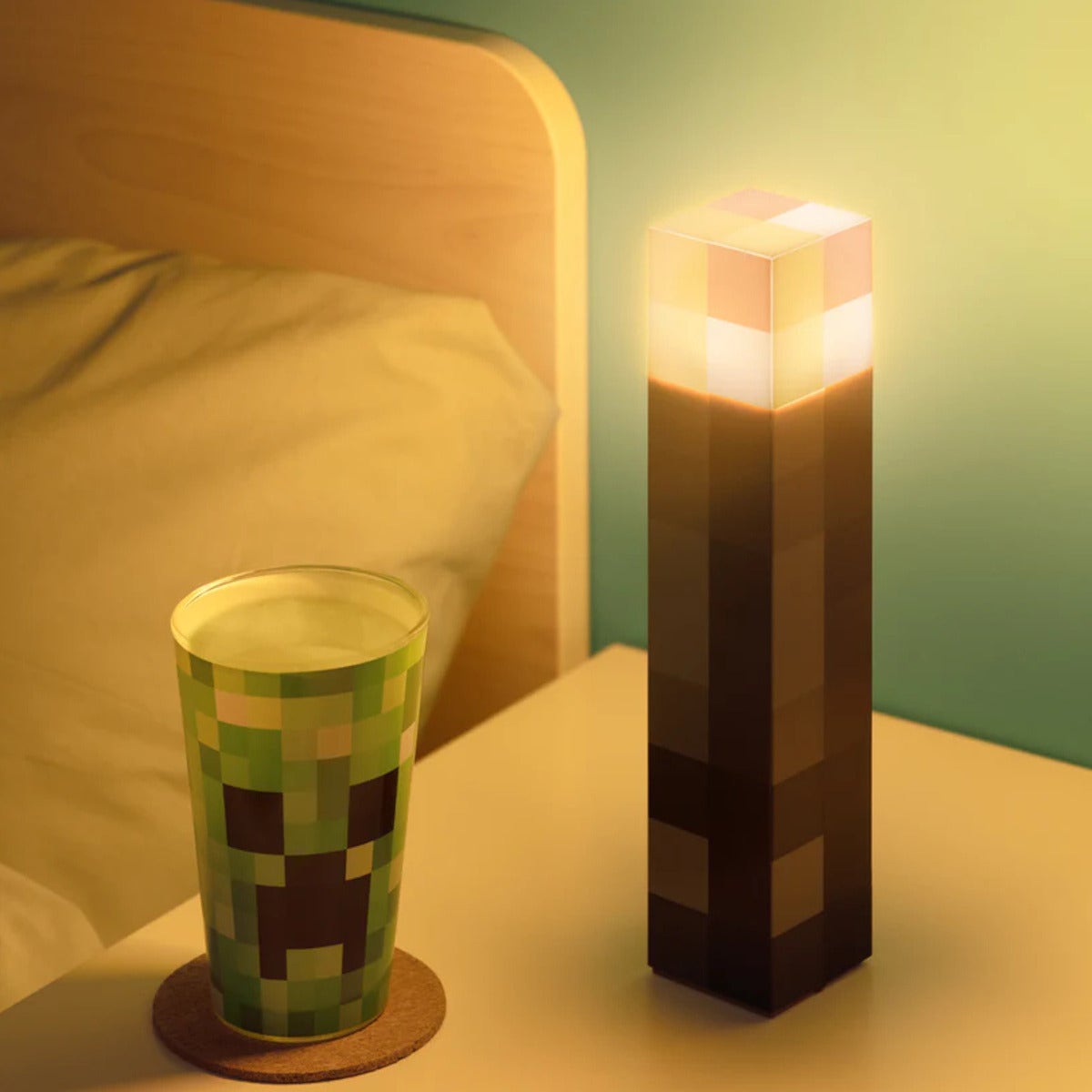 Minecraft Torch Lampe