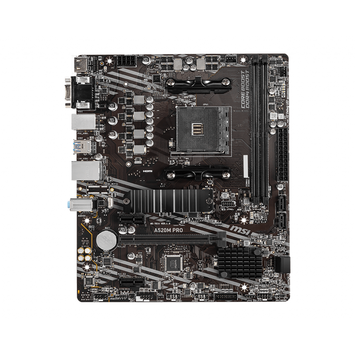 MSI A520M PRO DDR4 Hovedkort (Uten WIFI)