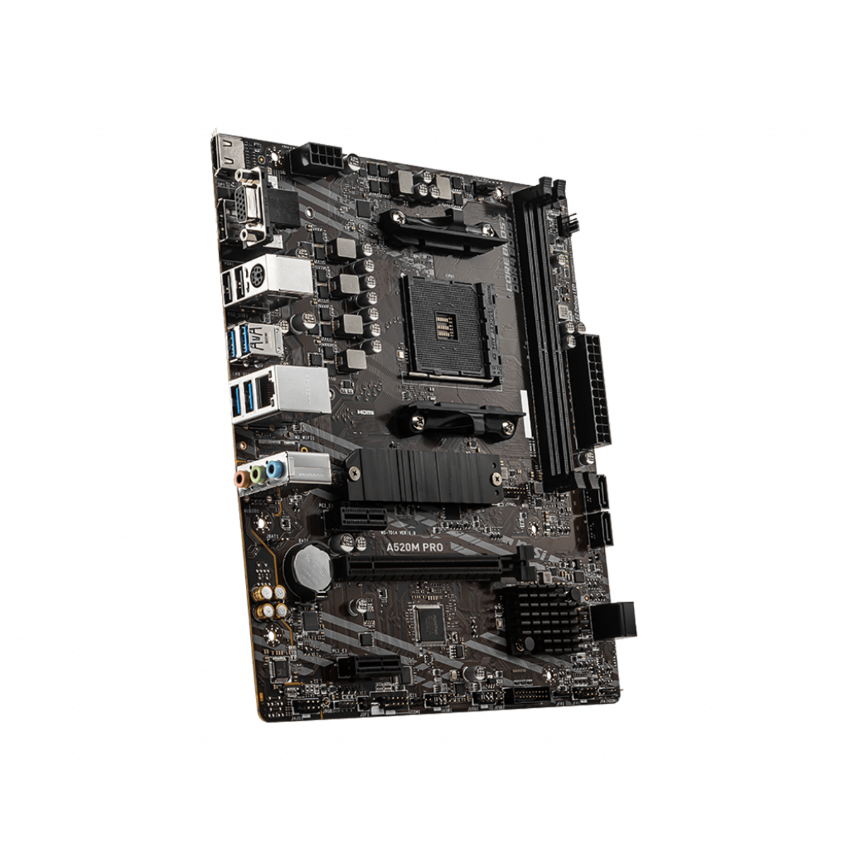 MSI A520M PRO DDR4 Hovedkort (Uten WIFI)