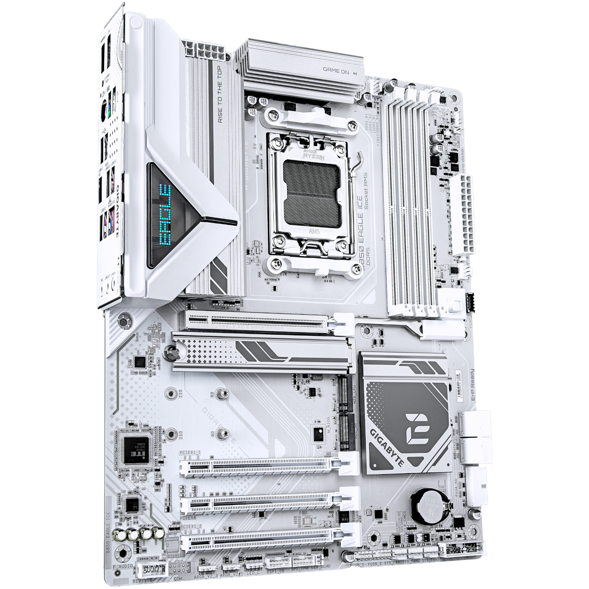 Gigabyte B850 EAGLE ICE White Hovedkort (Uten WIFI)