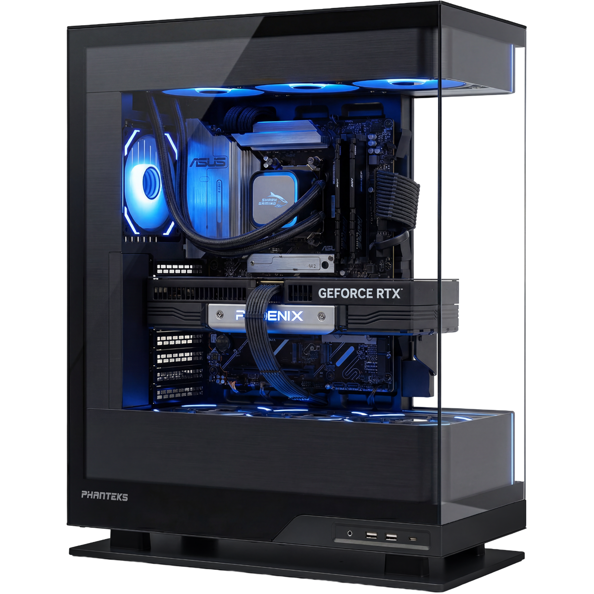 Mighty Deep Blue Gaming PC
