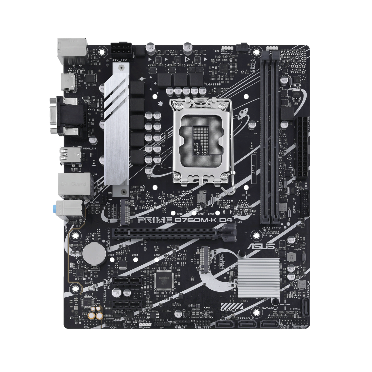 Asus Prime B760m-k D4 Mikro Atx Hovedkort