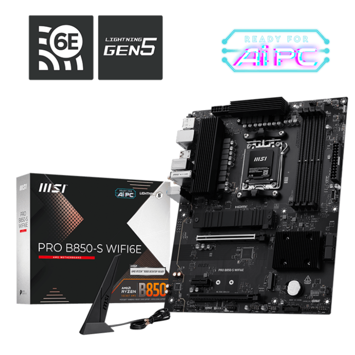 MSI PRO B850-S WIFI6E Hovedkort