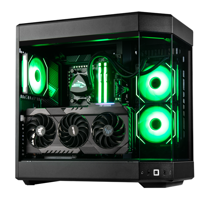 Amd Shark Shark R1201 Gaming PC DEMO | AMD Ryzen 5 9500f / RTX 4070 SUPER OC / 1