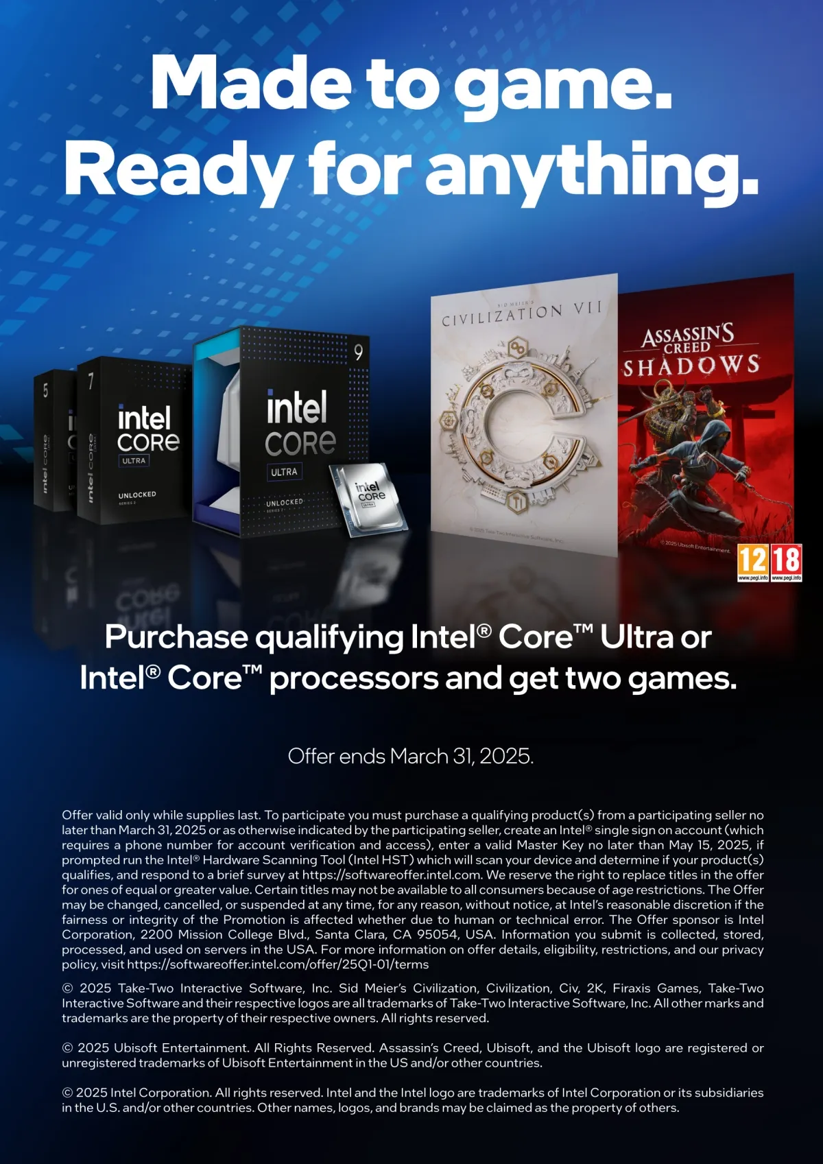 Sid Meier's Civilization VII and Assassins Creed Shadows Bundle