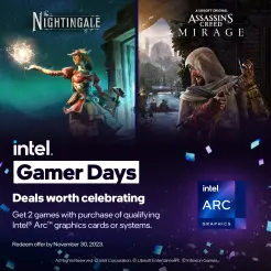 Intel Gamer Days A750 bundle